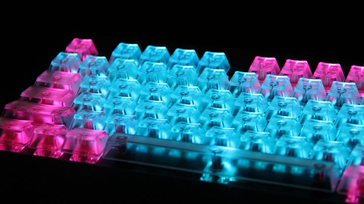 Image showing translucent keycaps