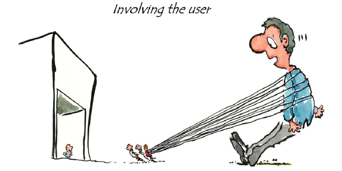 "Involving the User" cartoon