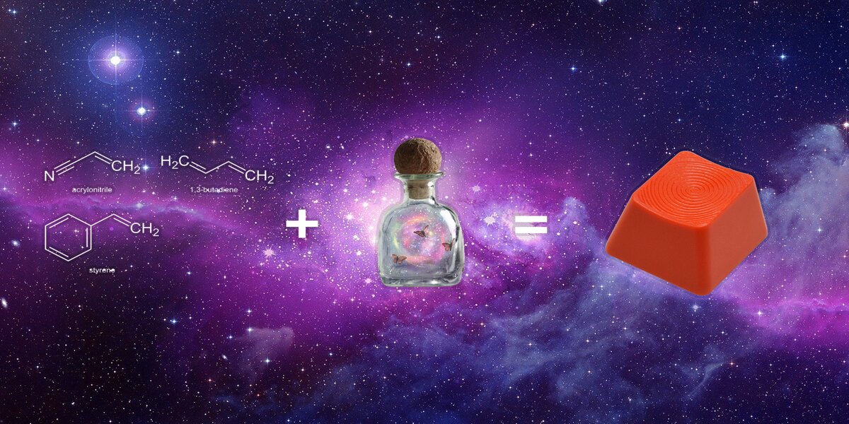 Keycap formula in space.