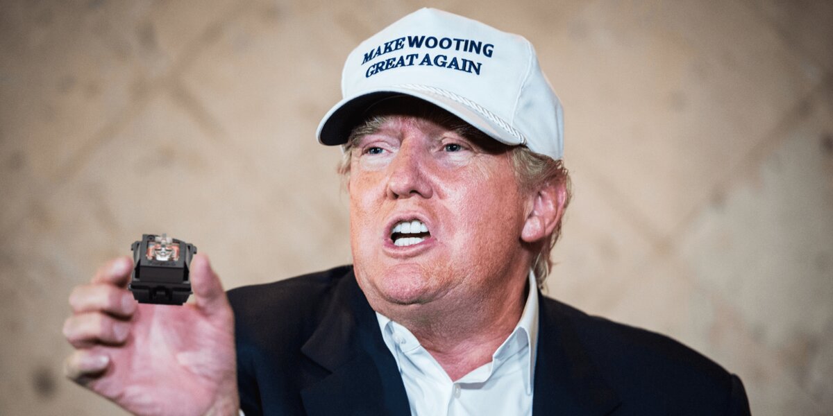 Trump promoting Wooting 