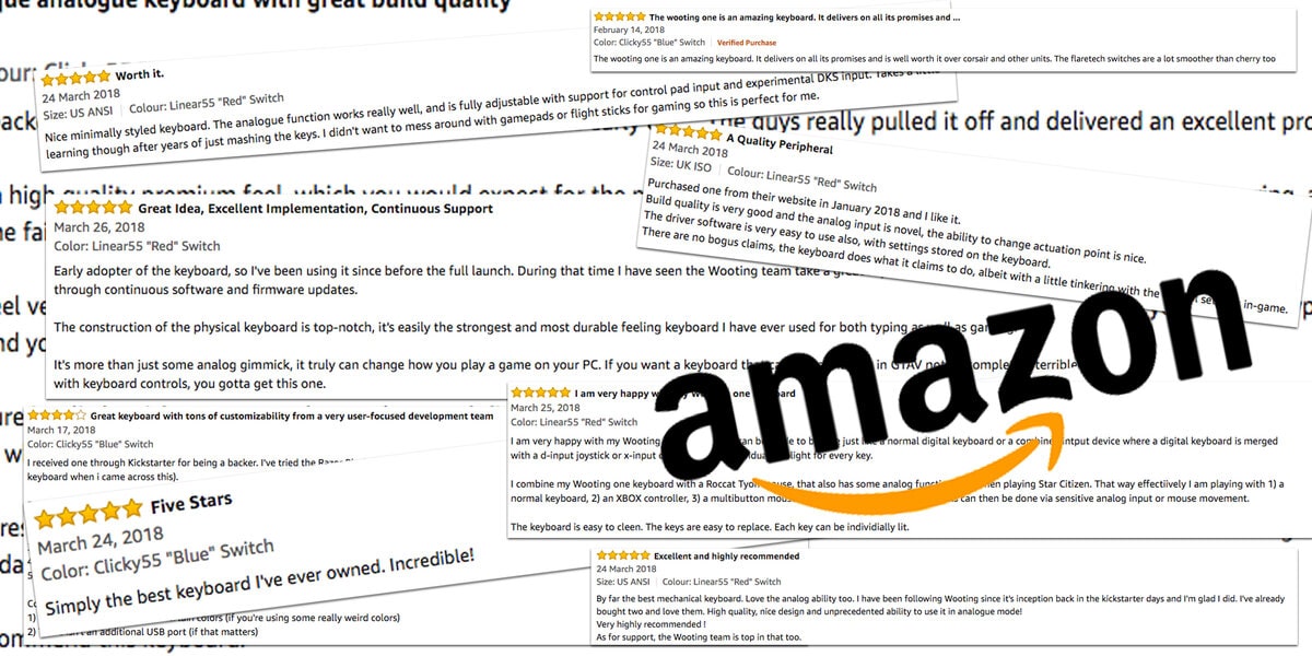 Amazon reviews