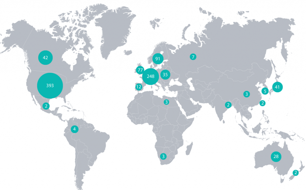 Location of Lekker sales